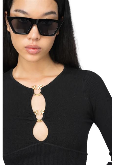 ABITO LONGUETTE FIBBIE LOVE BIRDS PINKO | Abiti | 101845 A15SZ99